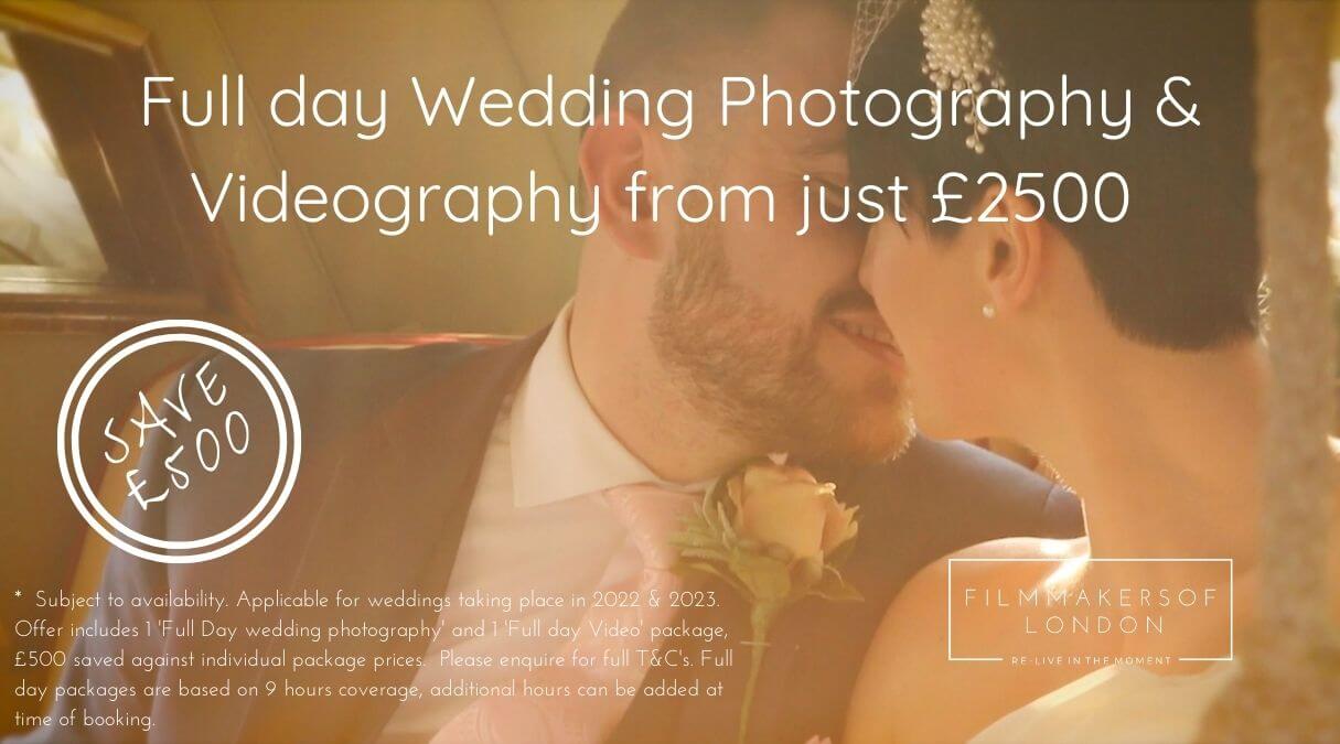 Wedding photography and Videography combined package